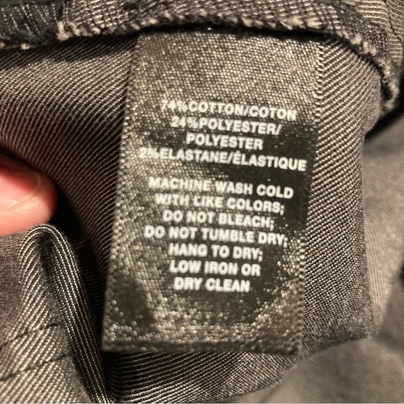 LAFAYETTE 148 Sz 20W Subtle Chevron Pattern Tapered Leg Trouser Pants - Picture 9 of 10